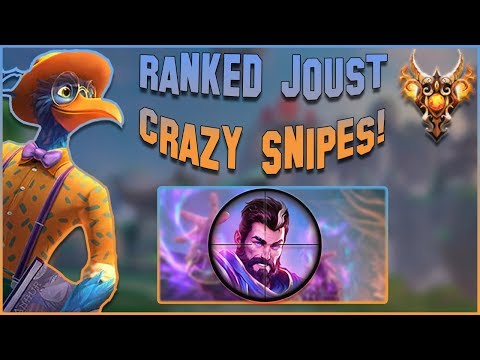 MY THOTH HAS AIMBOT!! Inbowned & Dave Ranked Joust- Smite