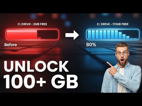 Clean Your C Drive: 5 PRO Methods to Free Up 100GB+ on Windows 11 & 10