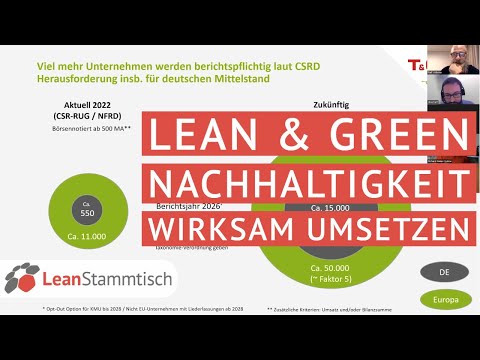 LeanStammtisch Mannheim "Lean & Green - Nachhaltigkeit wirksam umsetzen"