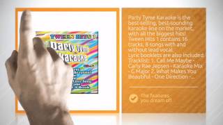 Party Tyme Karaoke Tween Hits Volume 1 CD+G (8+8 songs) !--PTKTH1--  - http://www.shoptronics.com/