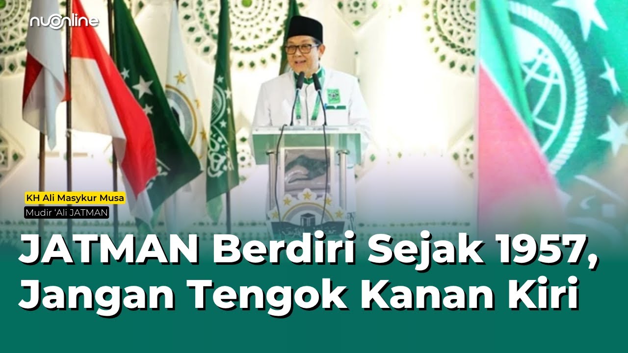 Pidato KH Ali Masykur Musa pada Pelantikan Pimpinan Pusat JATMAN 2025-2030