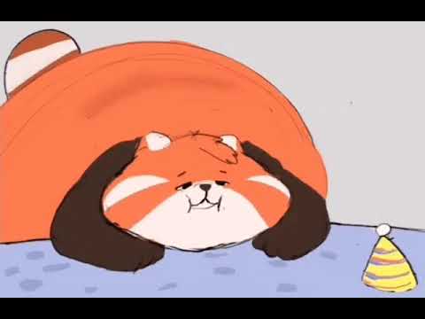 Fat Red Panda Weight Gain Animation