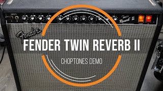 Video thumbnail for Fender Twin Reverb II | Playthrough Demo by ChoptonesOfficial
