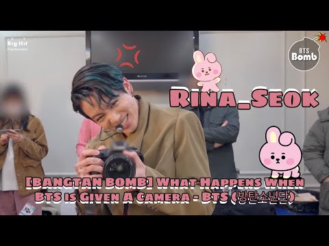 {Озвучка by Rina_Seok} [BANGTAN BOMB] What Happens When BTS is Given A Camera - BTS (방탄소년단)