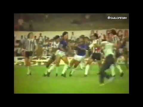 Cruzeiro 1x1 Atlético MG (Pancadaria no clássico) - 1985 - Campeonato Mineiro