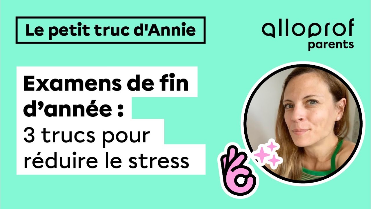 Examens de fin d’année : 3 trucs pour mieux respirer