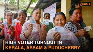 High voter turnout in Kerala, Assam and Puducherry & more news | DD India Live | 6 PM IST