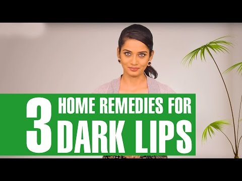 3個簡單的家庭療法，自然擺脫黑脣的困擾。 (3 Simple Home Remedies To Get Rid Of Dark Lips Naturally)