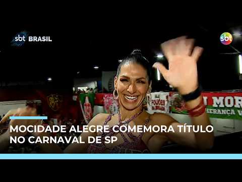 Mocidade Alegre comemora título do Carnaval de SP