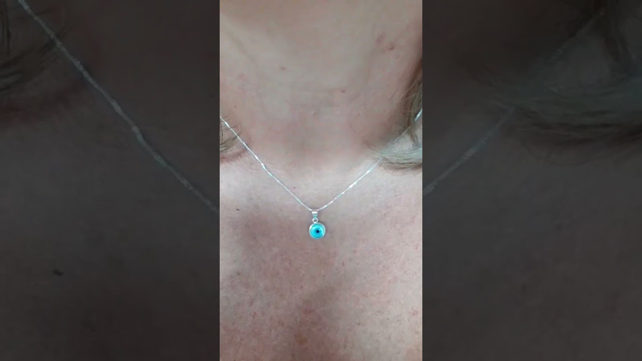 Colar Prata Olho Grego