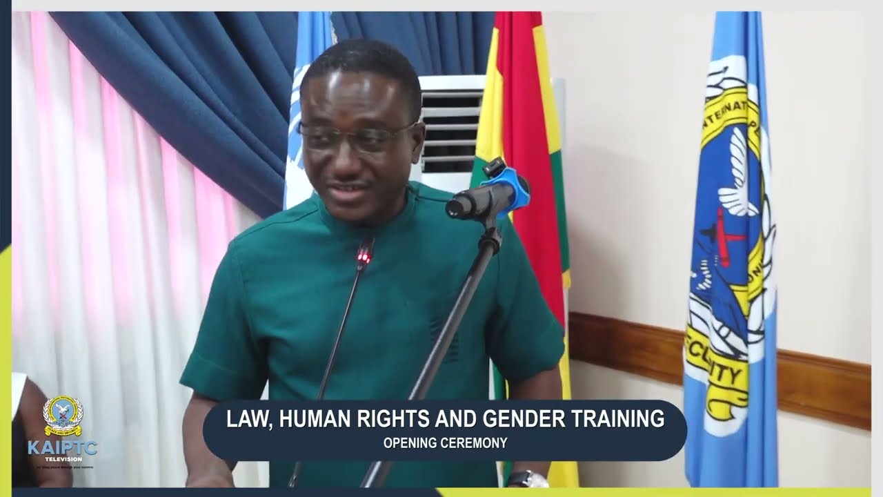 OPENING CEREMONY - LAW, HUMAN RIGHTS AND GENDER TRAINING