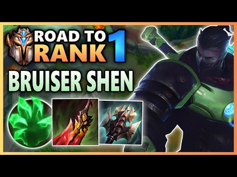 The NEW Challenger Bruiser Shen Build - Road to Rank 1 (#52)