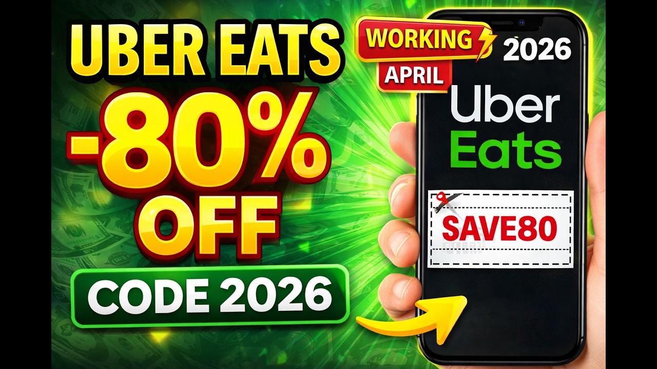 Uber Eats Promo Code 2026 ⚡ 40%-80% OFF (April Update)