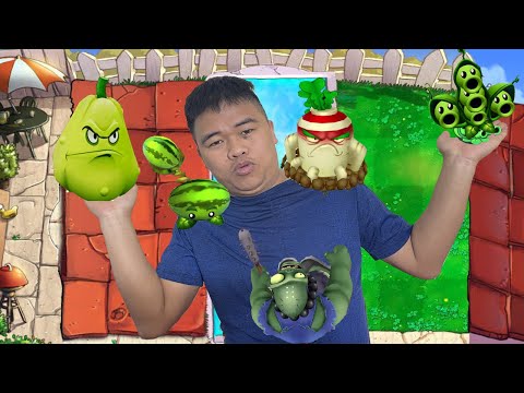 Plants vs Zombies 2 REAL LIFE Playing Card 3D : Clans Plants Vs Clans Zombies PvZ