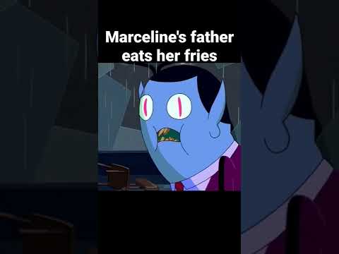 Marceline's father eats her fries #shorts #adventuretime #cartoon #funny #viral