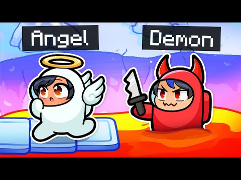 Playing as ANGELS and DEMONS In Among Us!