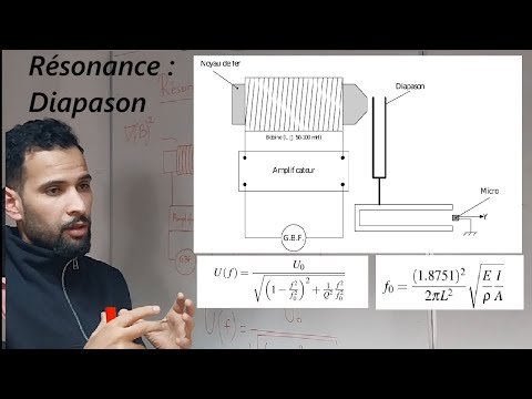 Montage Agrégation Physique:  Résonance Diapason