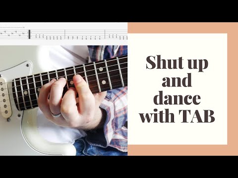 Shut up and Dance guitar cover with TAB