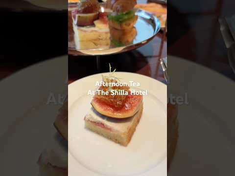 Afternoon tea set at the shilla hotel #afternoontea #shilla #koerealuxury #hotelreview