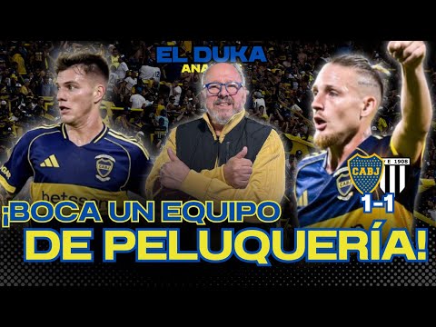 BOCA, A TEAM OF HAIRDRESSERS! Boca vs Gimnasia de Mendoza (1-1) - ELDUKA