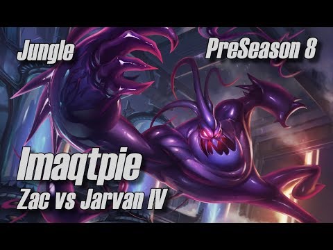 Imaqtpie - Zac vs Jarvan IV Jungle - PreSeason 8