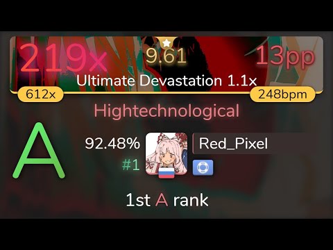 [9.61⭐] Red_Pixel | PsyLine & Lunawatt & Brainstalker - Hightechnological [1.1x] +NF 92.48% {#1💖}