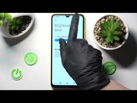 How To Turn On/Off Auto Brightness in POCO C40