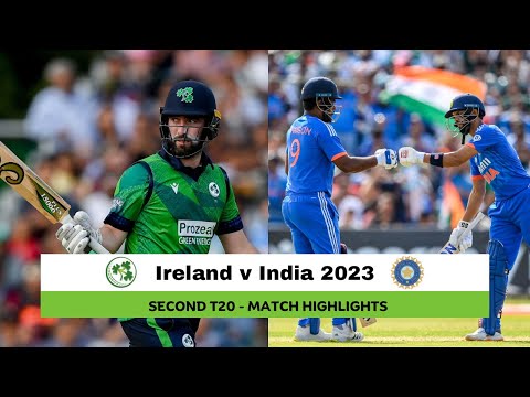 Highlights: Ireland v India 2nd T20I, 2023 | India clinch T20I series