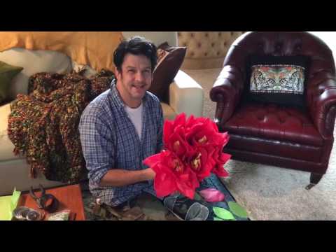 How the make a paper flower wedding bouquet, or paper flowers