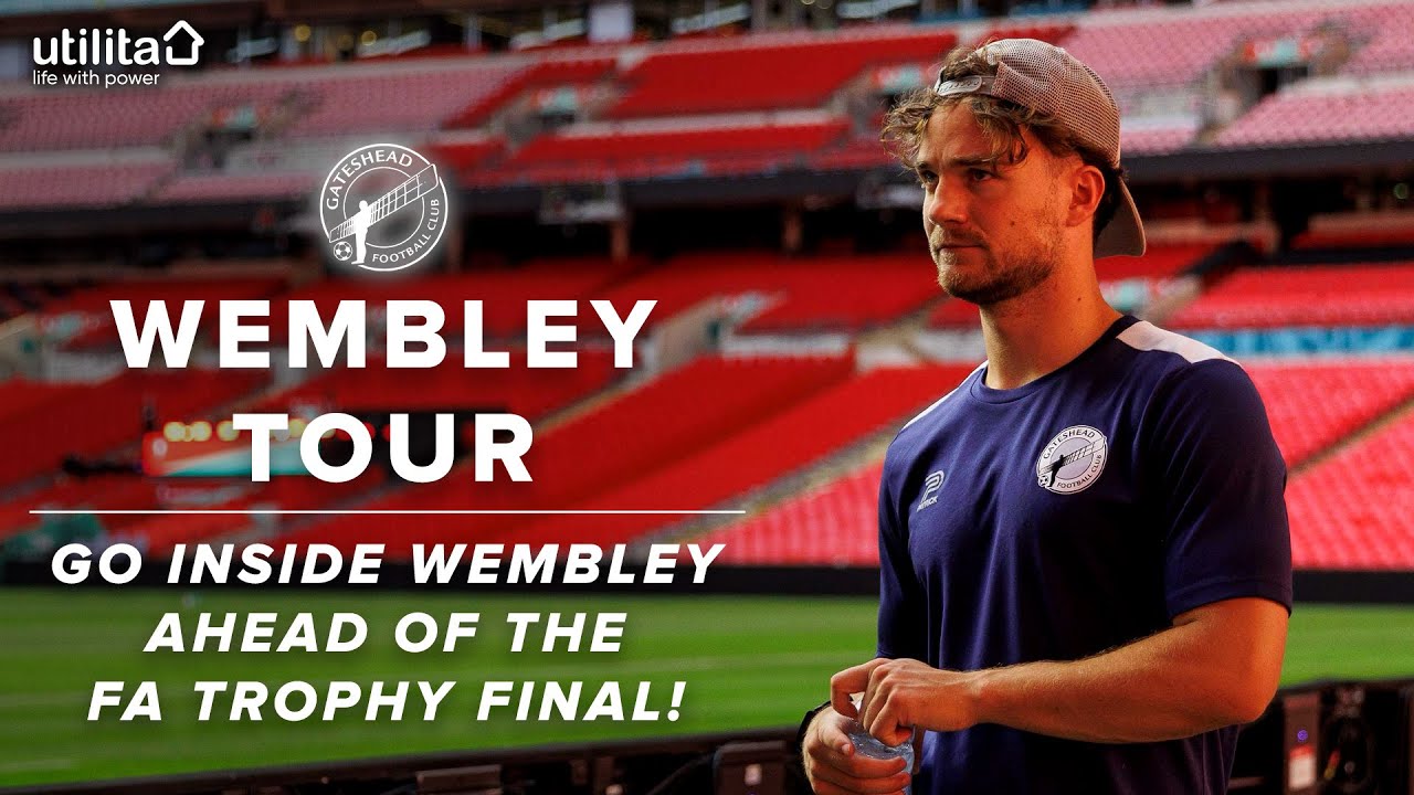 BTS as The Heed tour Wembley! 🤩🎬 | FA Trophy Final 2024