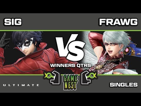 Game Nest Smash It Up: Sig (Joker) vs Frawg (Bayonetta) - Winners Qtrs