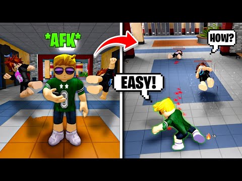 I Pretended To Be AFK As A NOOB With ADMIN Fighting Style