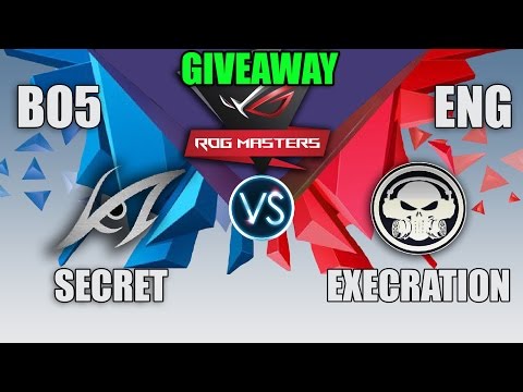 TEAM SECRET VS EXECRATION | ROG MASTERS 2016 GRAND FINAL | BO5 | ENG CAST | REPLAY