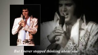 Thinking About You - with lyrics  &quot; Pure Elvis Sound&quot;