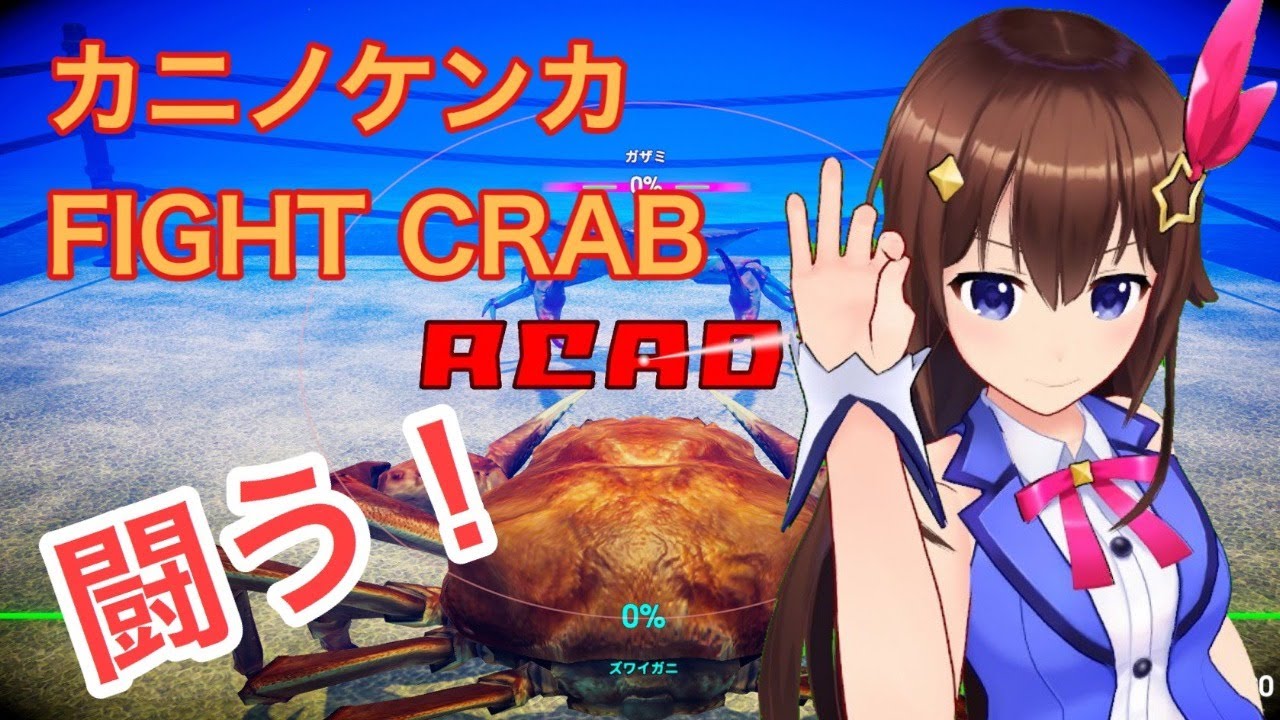 【カニノケンカ-Fight Crab-】カニになれるアクションゲーム発見！【#ときのそら生放送】