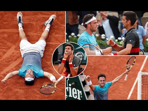 Cecchinato defeats Djokovic in tie-breaker thriller at Roland Garros