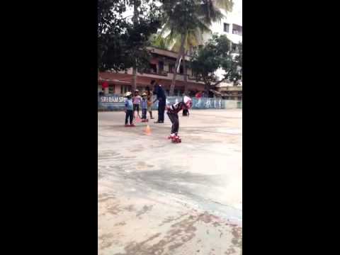 Likith'sf First Day @ skater class