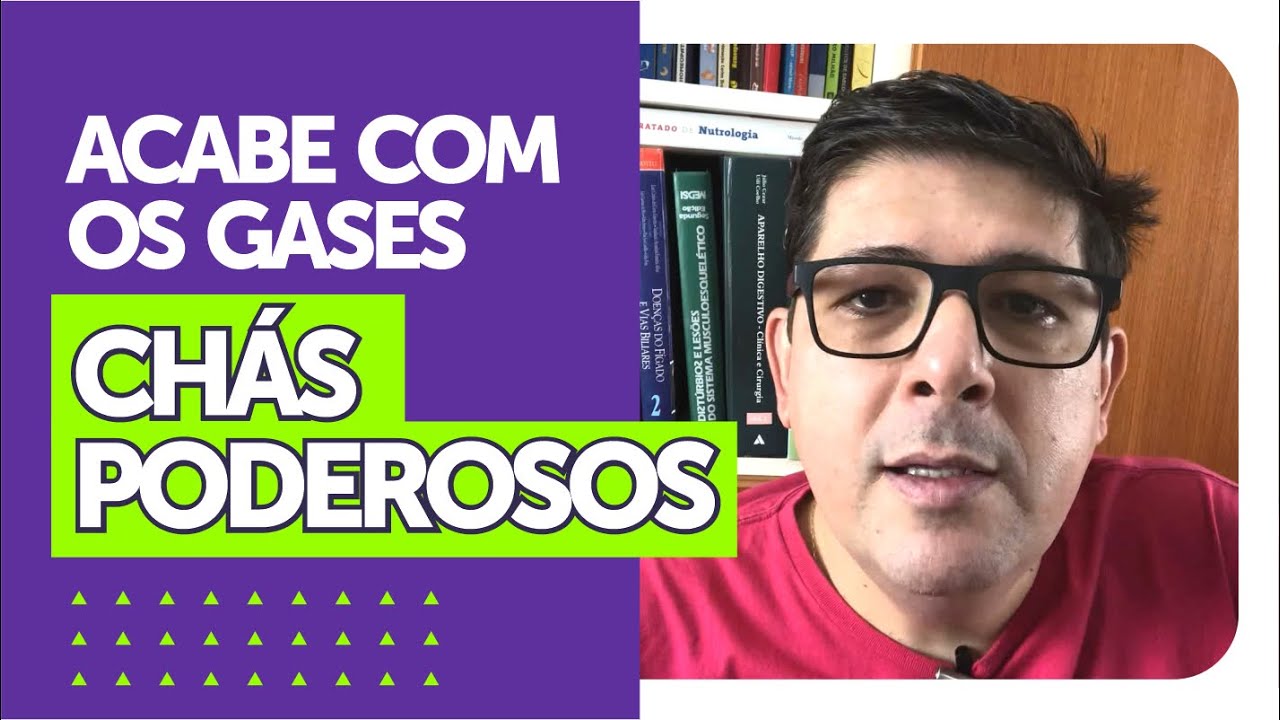 CHÁS para eliminar os GASES e o inchaço abdominal | Dr Juliano Teles