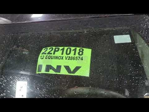 FOR SALE - 22P1018 - 2012 CHEVY EQUINOX - 2.4L ENGINE