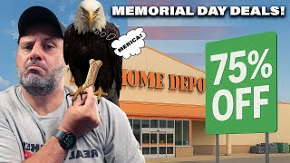 HUGE Memorial Day Home Depot Deals JUST FOUND!
