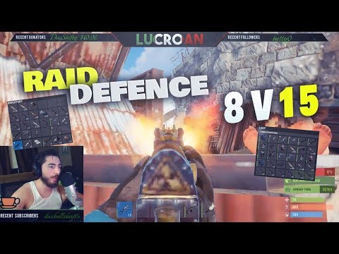 Rust Online Raid Defence 8v15!   (hd-reupload)
