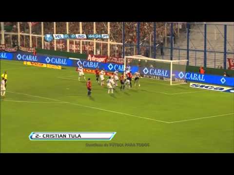 Gol de Tula. Vélez 0 - Independiente 1. Fecha 2. Torneo Final 2013. Fútbol Para Todos