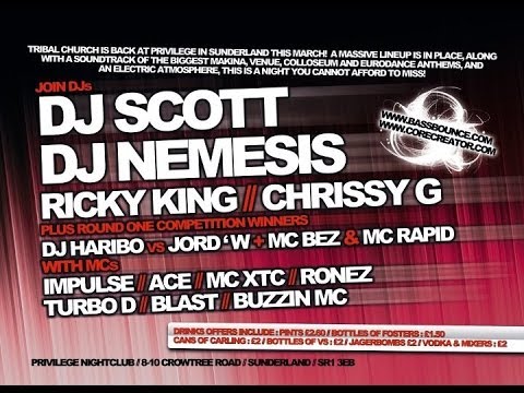 Dj Chrissy G Mc Ace & Impulse Lethal Injection @ Tribal Church 31.03.2012
