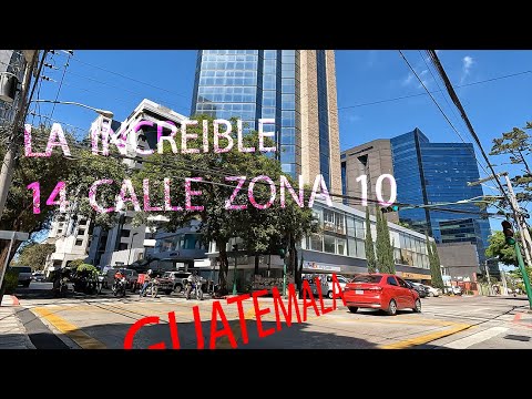 ESTA ES LA 14 CALLE EN ZONA 10 DISTRITO FINANCIERO Y AQUÍ TRABAJE MUCHO TIEMPO, GUATEMALA CIUDAD