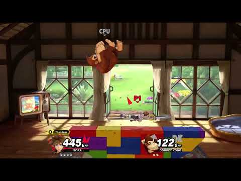 Sora Murders Donkey Kong