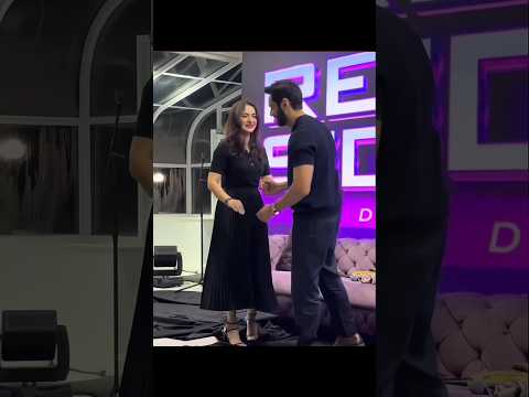 Yamuna zaidi & wahaj Ali dance on stage #yumnazaidi #wahajali #terebin #dance #shorts