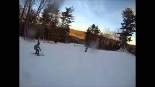 preview picture of video 'Blandford Ski Area GoPro Run'