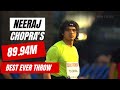 Neeraj Chopra | Javelin Throw | Stockholm'22| New record 89.94m | J Weber | A Peters | J Vadlejch
