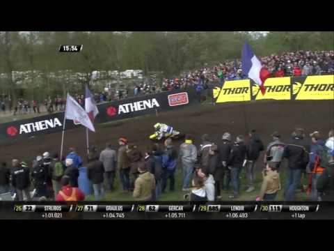 MXGP of Europe Arminas Jasikonis passes Tim Gajser #Motocross