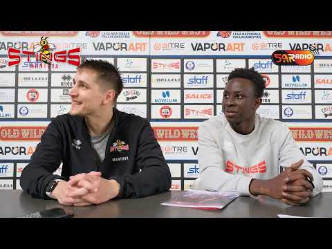 Post-partita Staff Mantova-Urania Milano coi coach Valli e Villa, Cortese e Lo